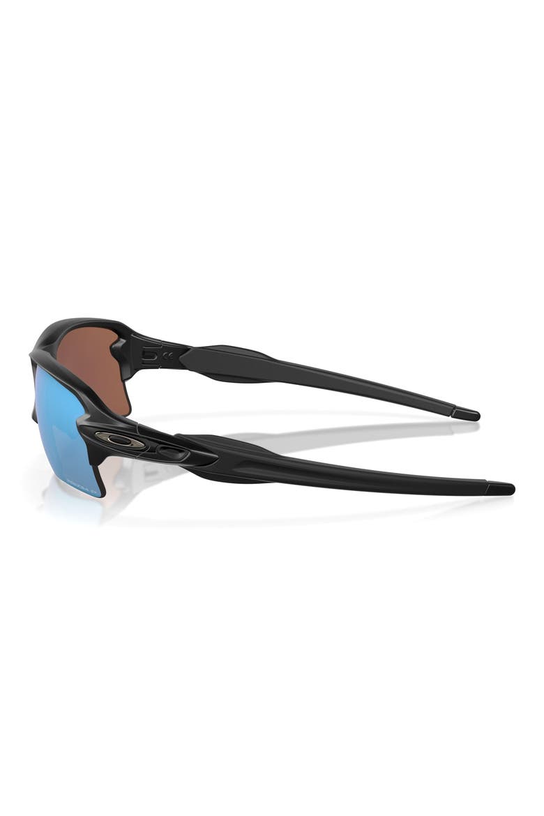 Flak® 2.0 XL 59mm Prizm™ Polarized Wrap Sunglasses, Alternate, color, BLACK / BLUE RED