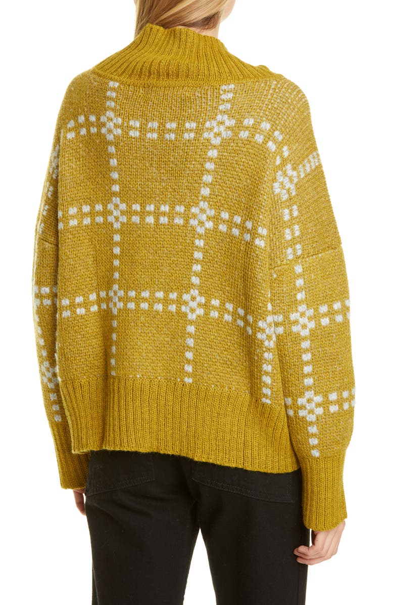 Eckhaus Latta Check Alpaca Blend Sweater, Alternate, color,
