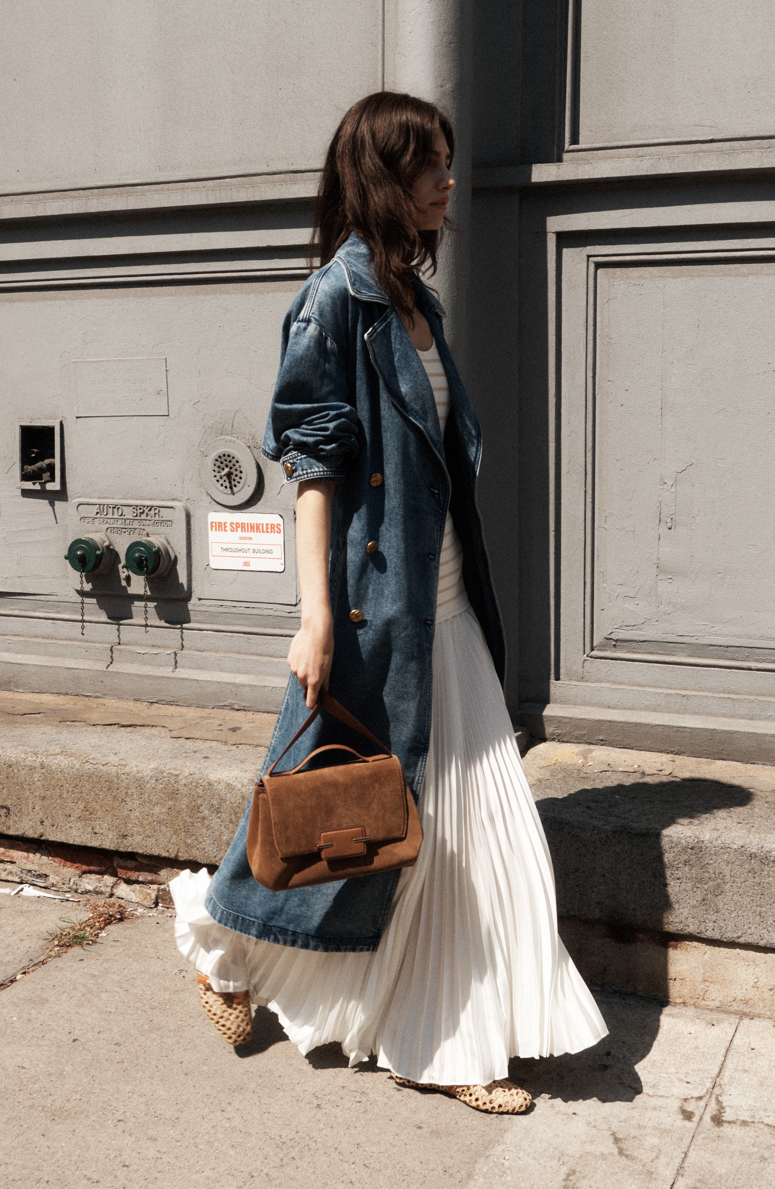 rag & bone Realm Suede Top Handle Bag, Alternate, color, Golden Brown