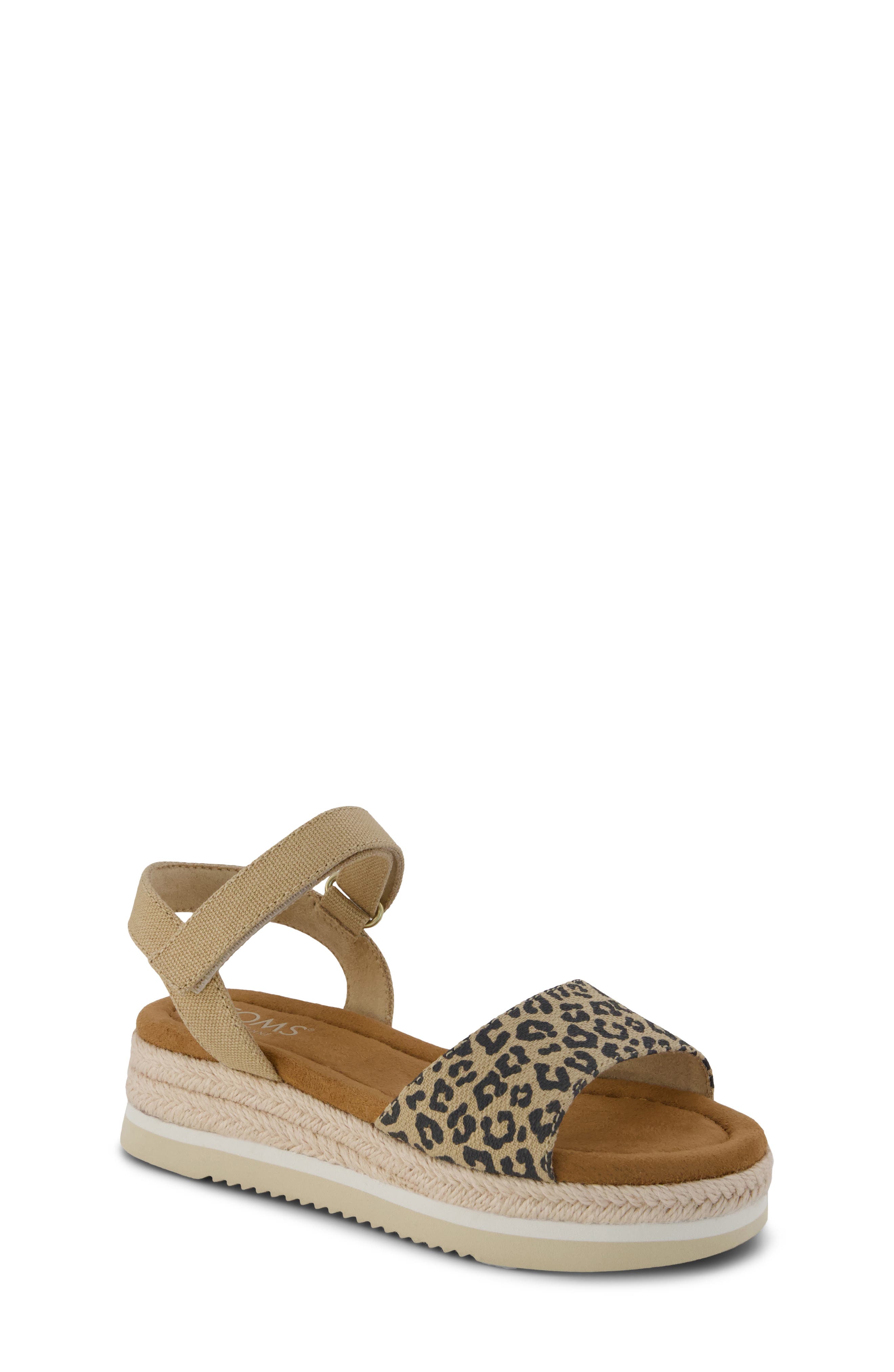 TOMS Diana Platform Wedge Sandal, Main, color, Beige