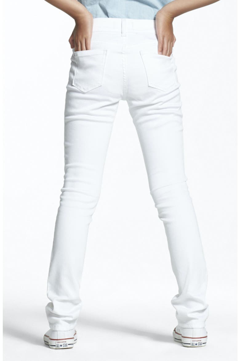 Kids' Chloe Skinny Jeans, Alternate, color, SNOW