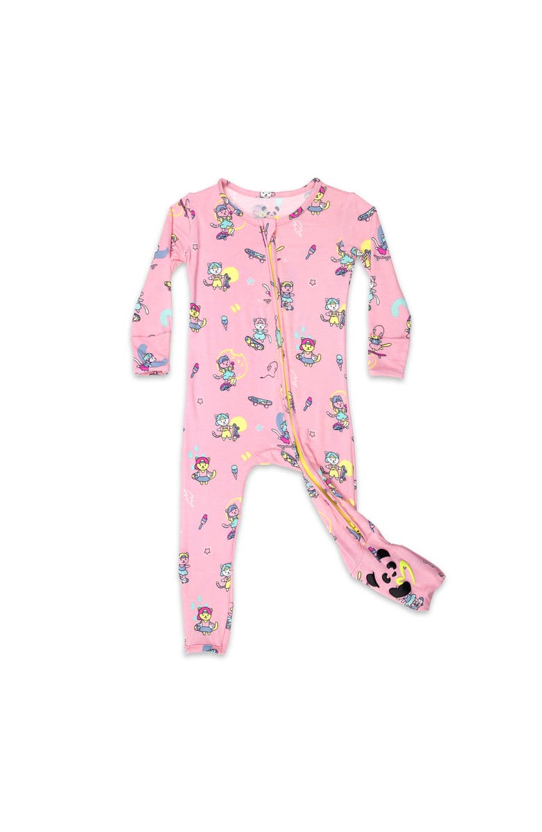 Bellabu Bear Baby Skater Kitty Convertible Footie, Main, color, Skater Kitty