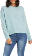 Karen Kane High-Low Crewneck Sweater