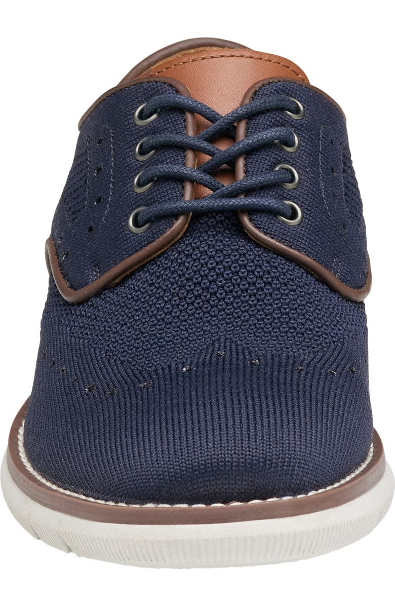 Johnston & Murphy Kids' Holden Knit Wingtip Derby, Alternate, color,
