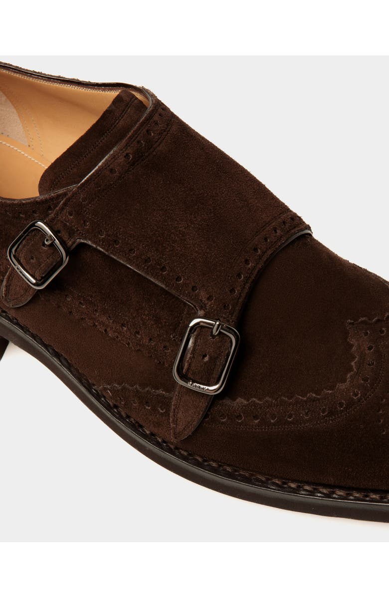 Bally Scribe Un Monk-Strap, Alternate, color, Brown