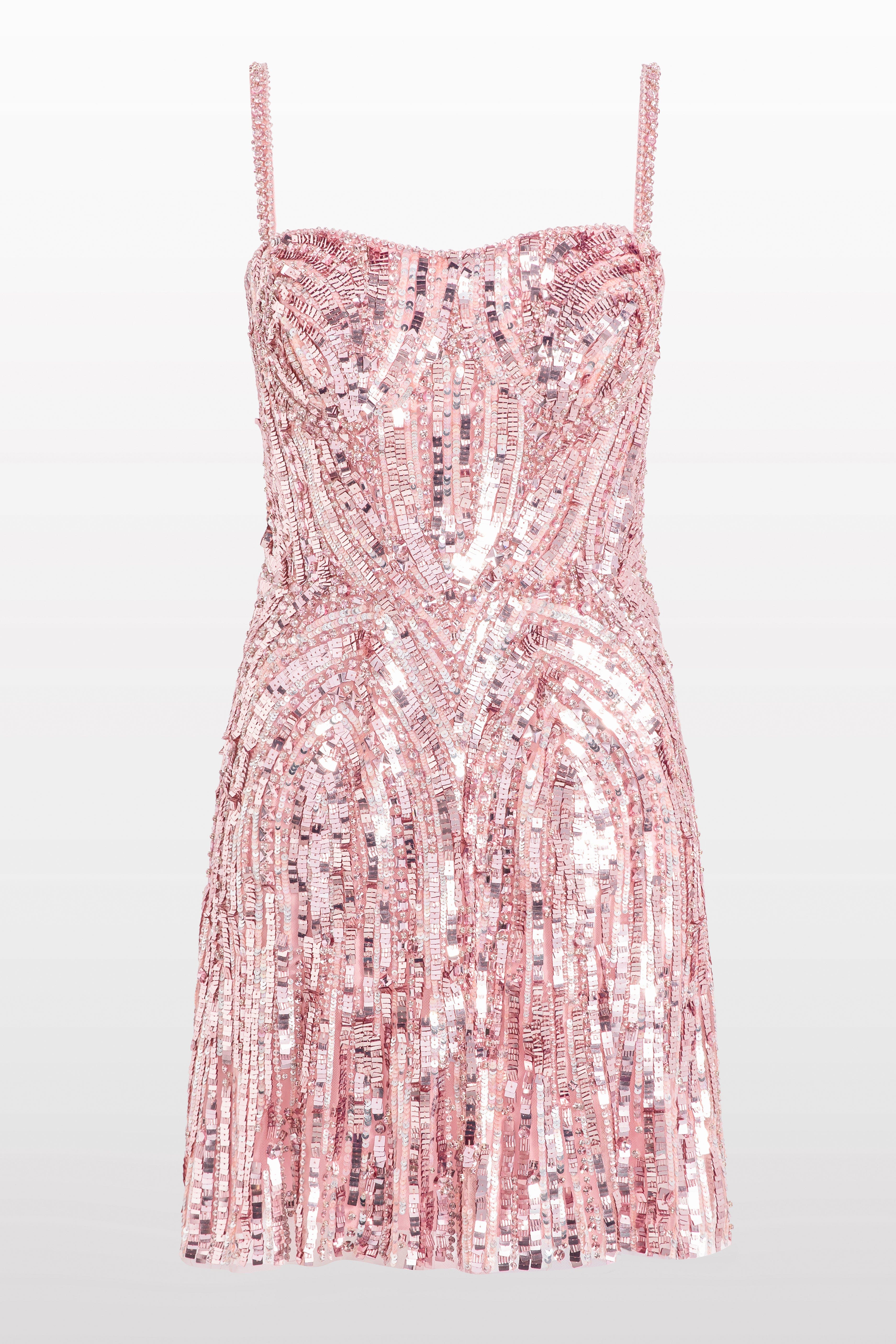 Rebecca Sequin-Embelished Mini Dress - image 3