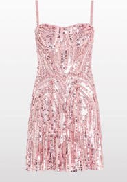 Jenny Packham Rebecca Sequin-Embelished Mini Dress