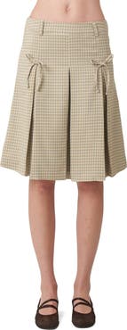 Find Me Now Pleated Bow Skirt