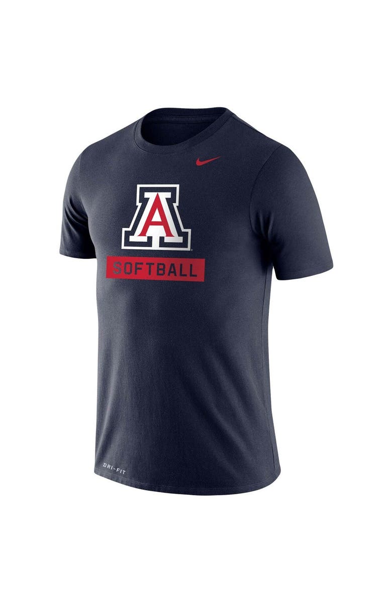 Nike Men's Nike Navy Arizona Wildcats Softball Drop Legend Slim Fit Performance T-Shirt, Alternate, color,