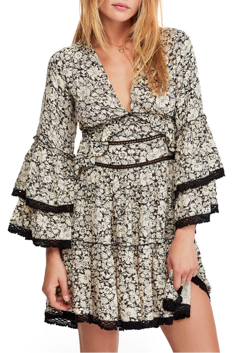 Kristall Minidress, Main, color, BLACK AND WHITE COMBO