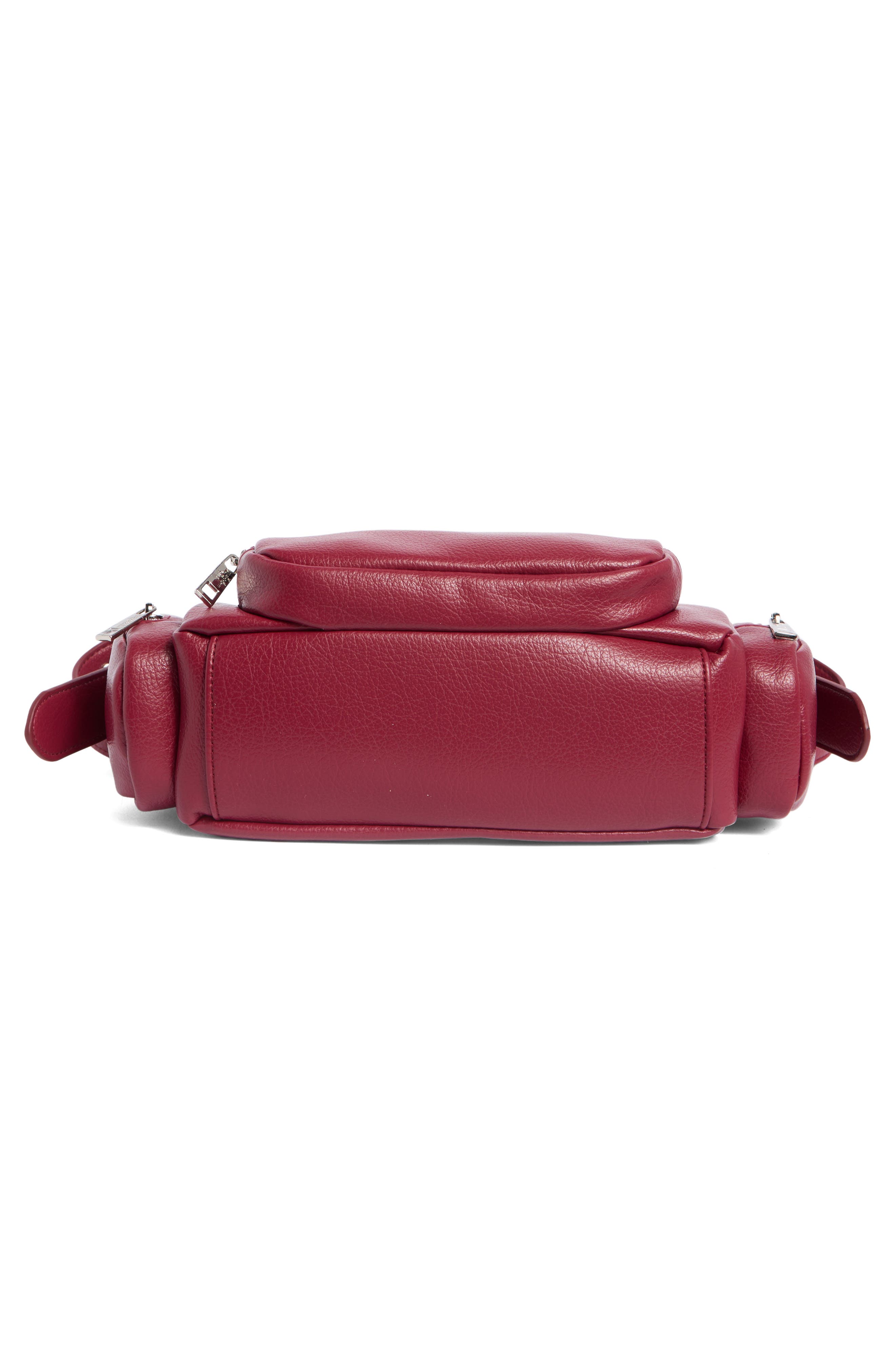 Madden Girl Convertible Shoulder Bag, Alternate, color, Wine
