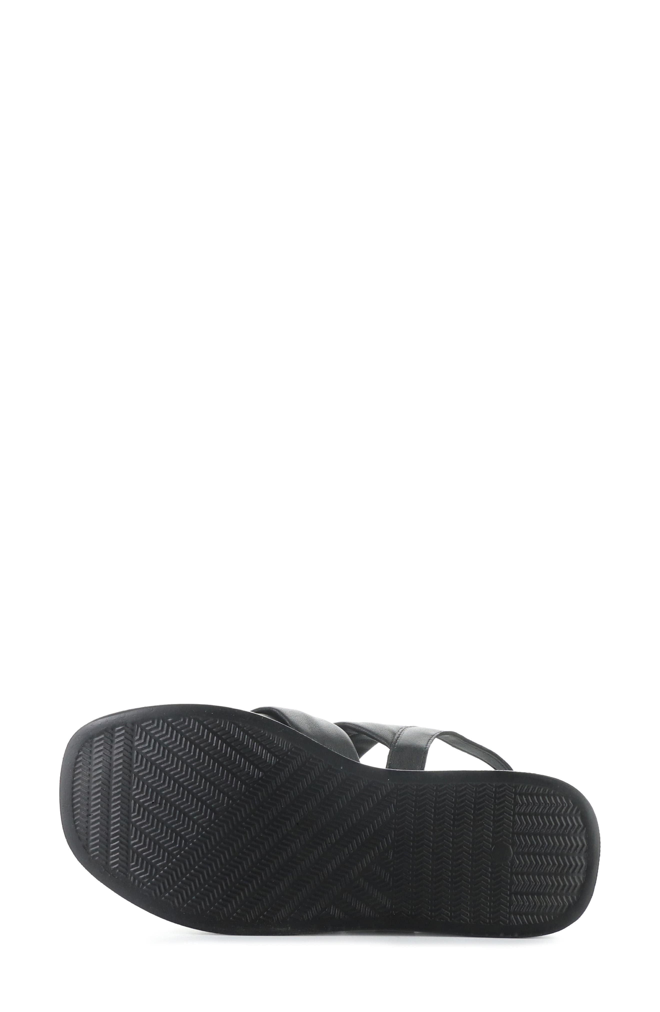 Bos. & Co. Brixin Slingback Platform Wedge Sandal, Alternate, color, Black