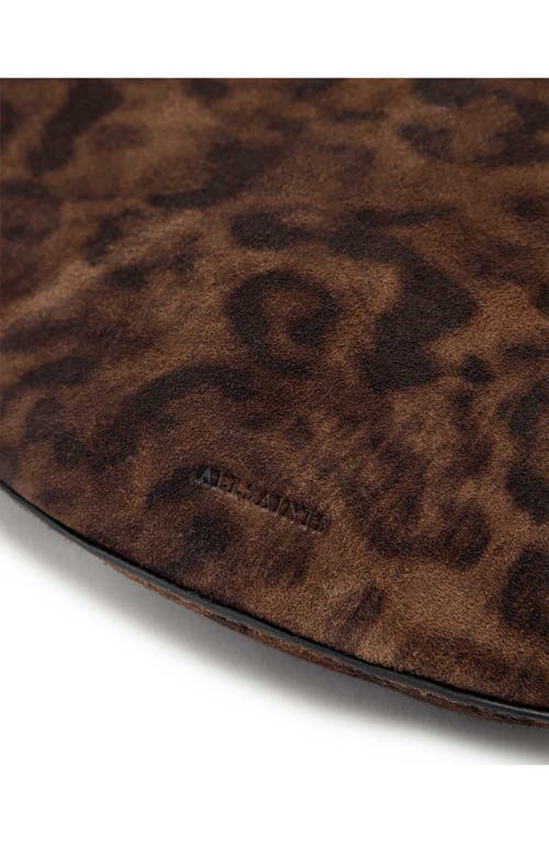 Allsaints Luna Micro Shoulder Bag In Brown