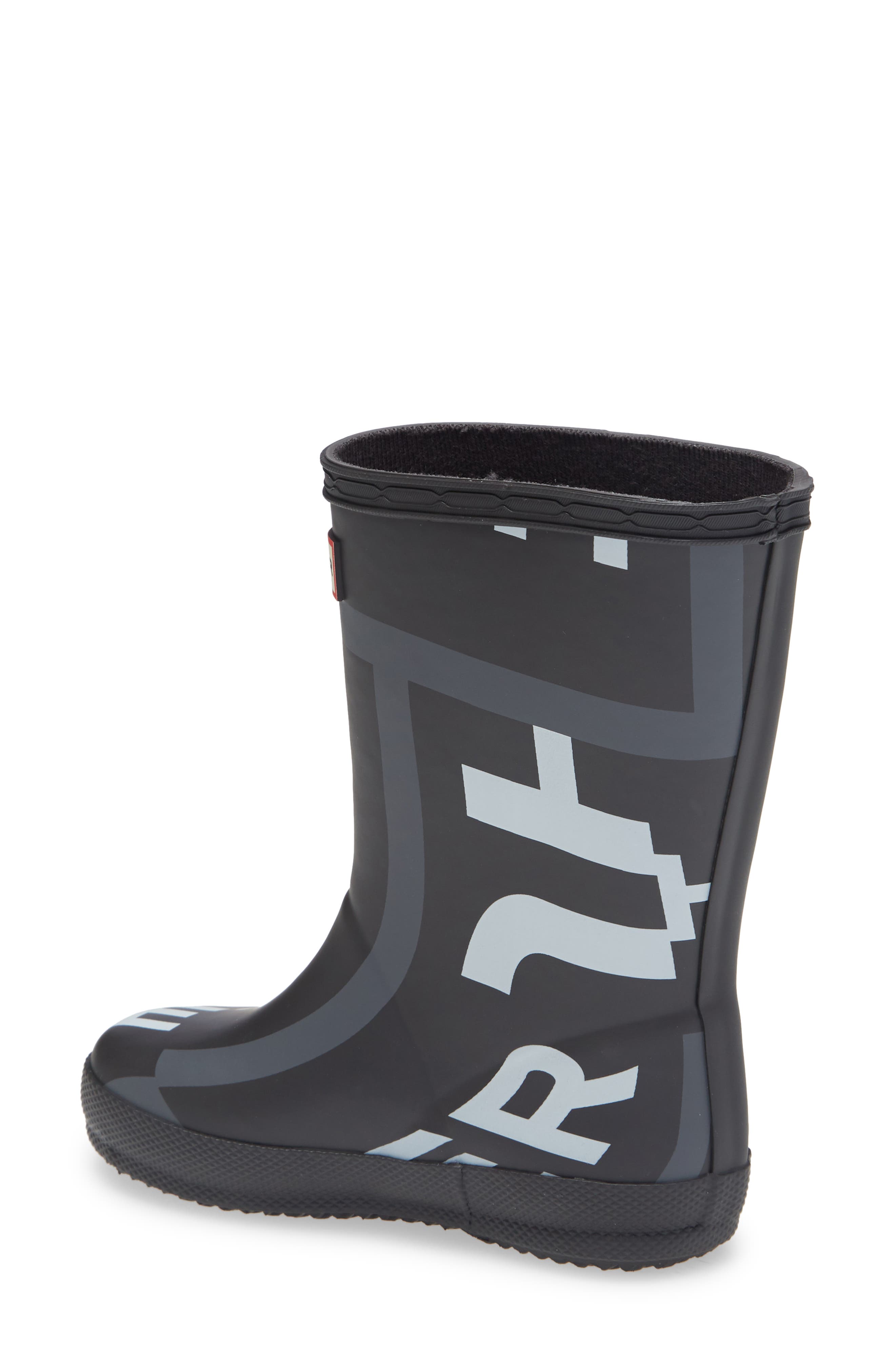Hunter First Classic Exploded Logo Rain Boot, Alternate, color, 