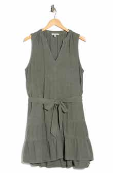 Splendid Hudson Sleeveless Flounce Hem Dress