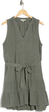 Splendid Hudson Sleeveless Flounce Hem Dress