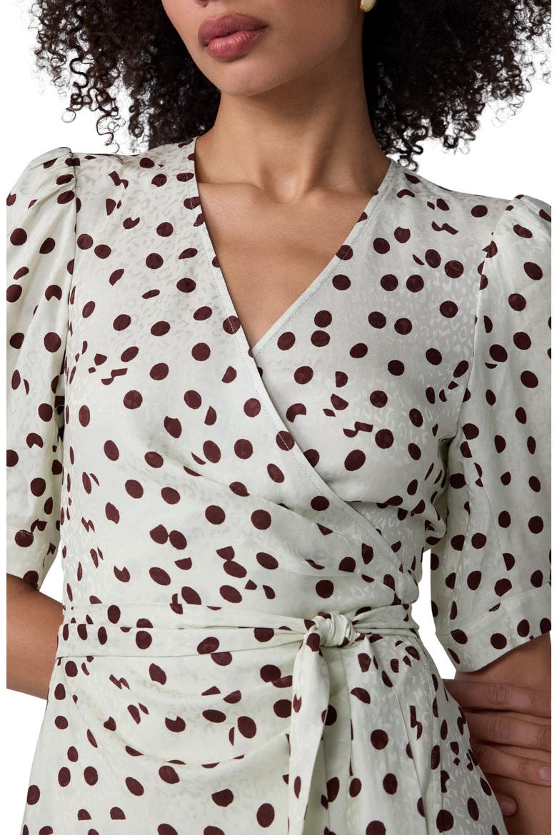 Lana Polka Dot Minidress, Alternate, color, RIVE DOT V