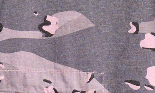 Icecream Dipped Camouflage Ripstop Cargo Pants In Pink Nectar