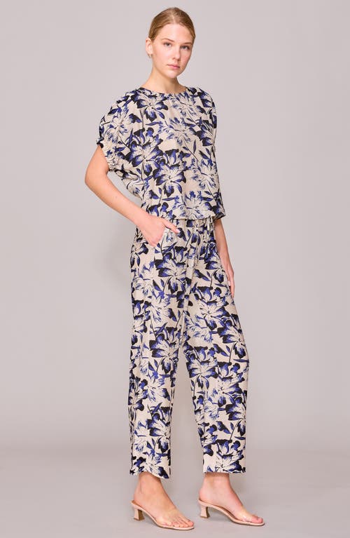 Melloday Floral Print Ankle Pants