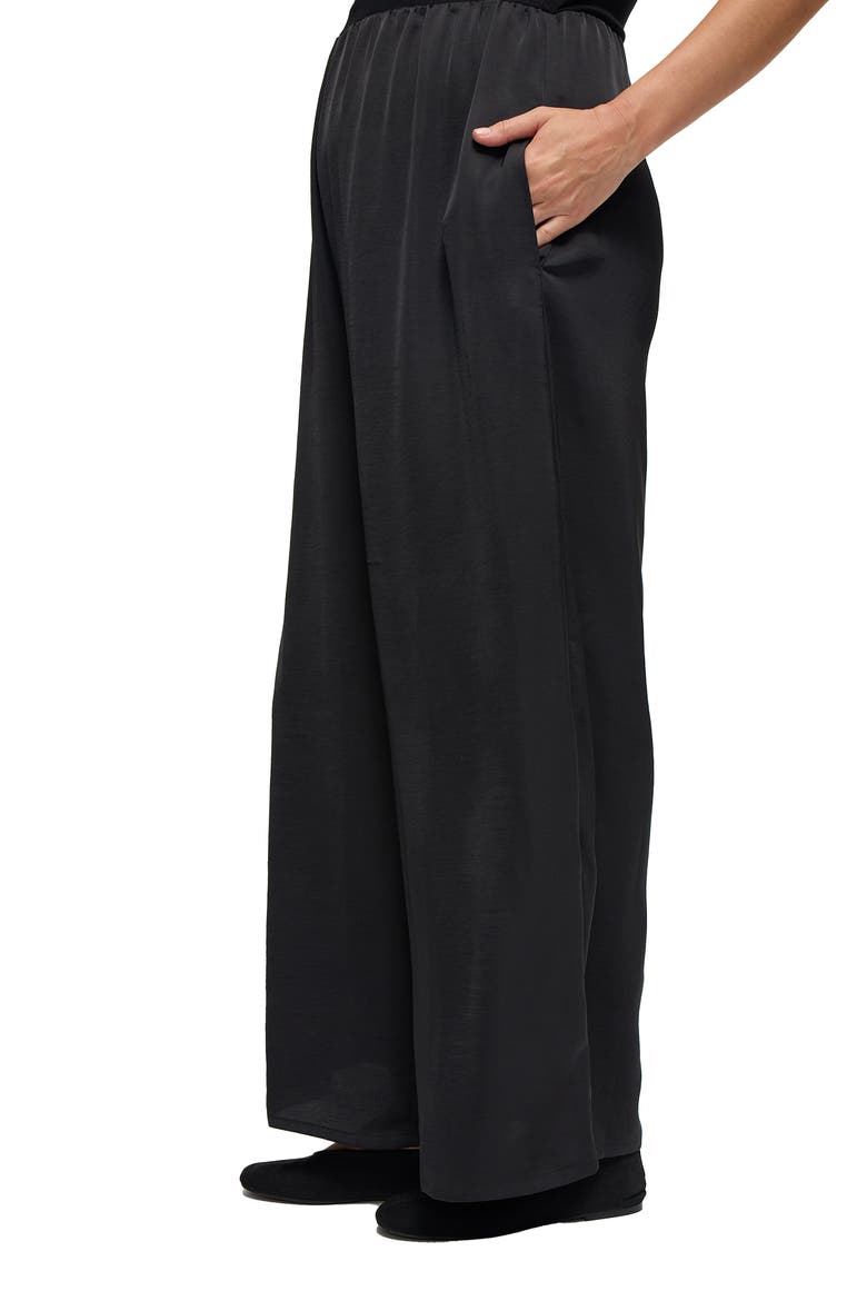 Mix Media Maternity  Jumpsuit, Alternate, color, Black