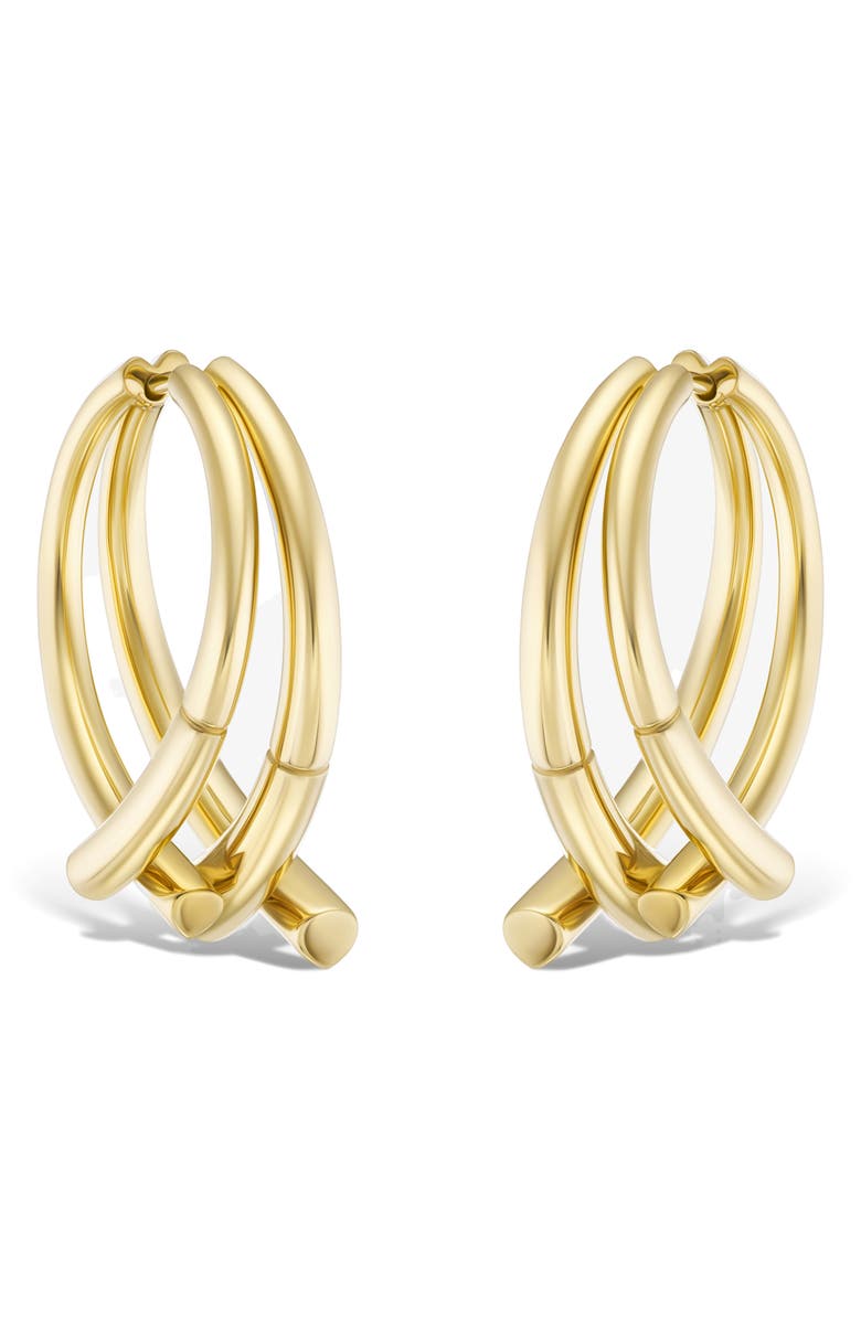 TABAYER Oera Edition 3 Hoop Earrings, Alternate, color, Yellow Gold
