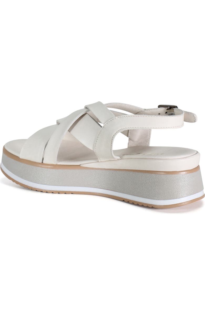 Diba True PIPP EN Leather Sporty Platform Sandal, Alternate, color, White