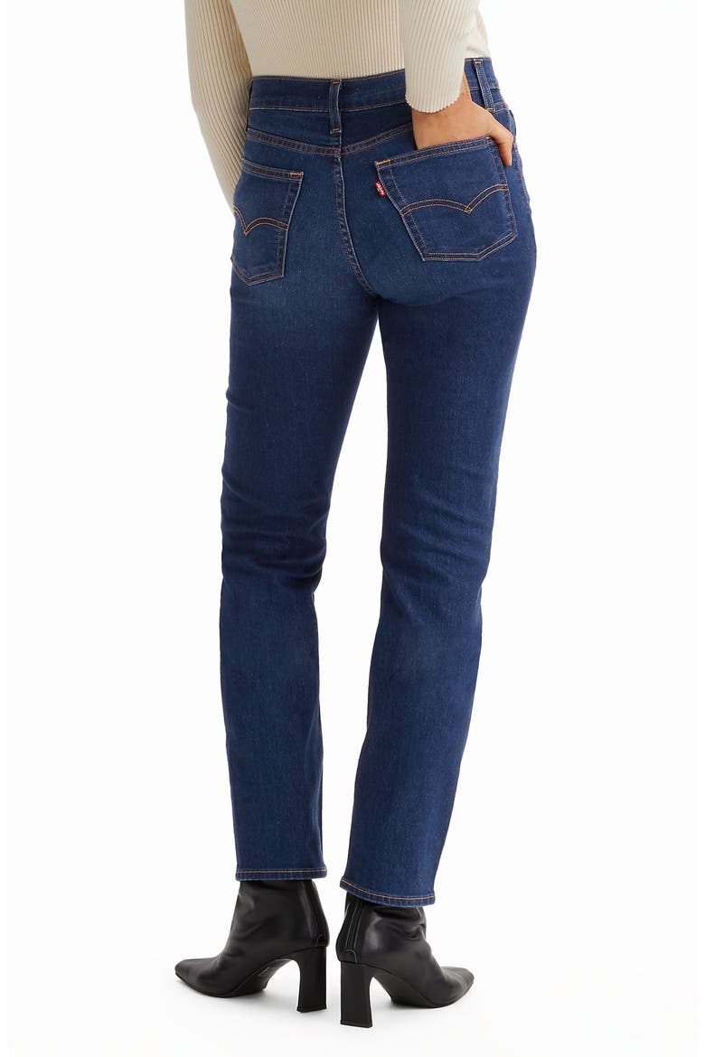 724™ High Waist Straight Leg Jeans, Alternate, color, CHELSEA CARBON GLOW 2024