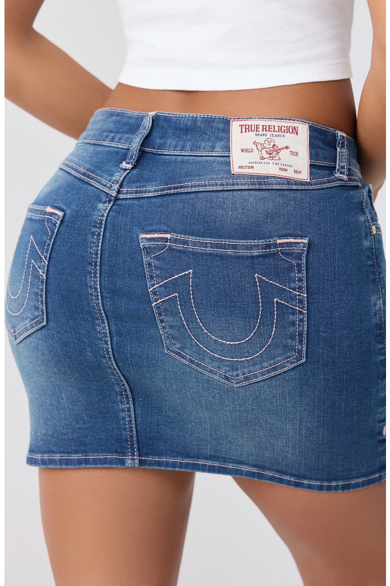Denim Miniskirt, Alternate, color, MEDIUM OCEAN STORM WASH