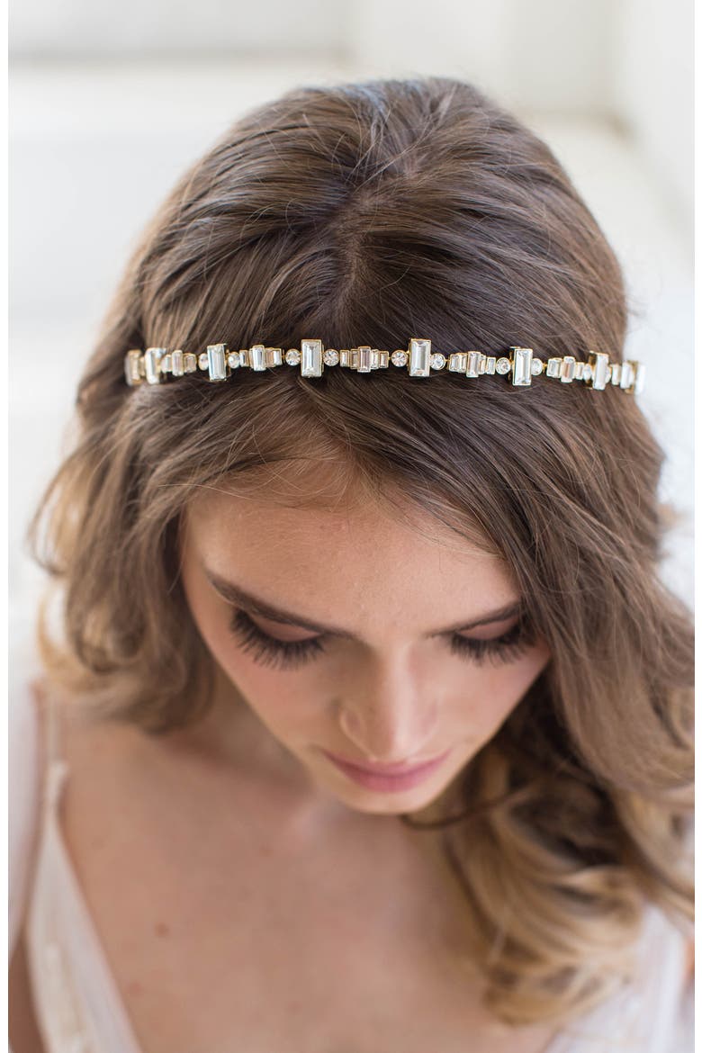 Magnolia Headband (Nordstrom Exclusive), Alternate, color, GOLD