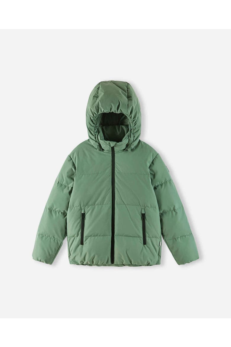 Paimio Down jacket, Alternate, color, Green Clay