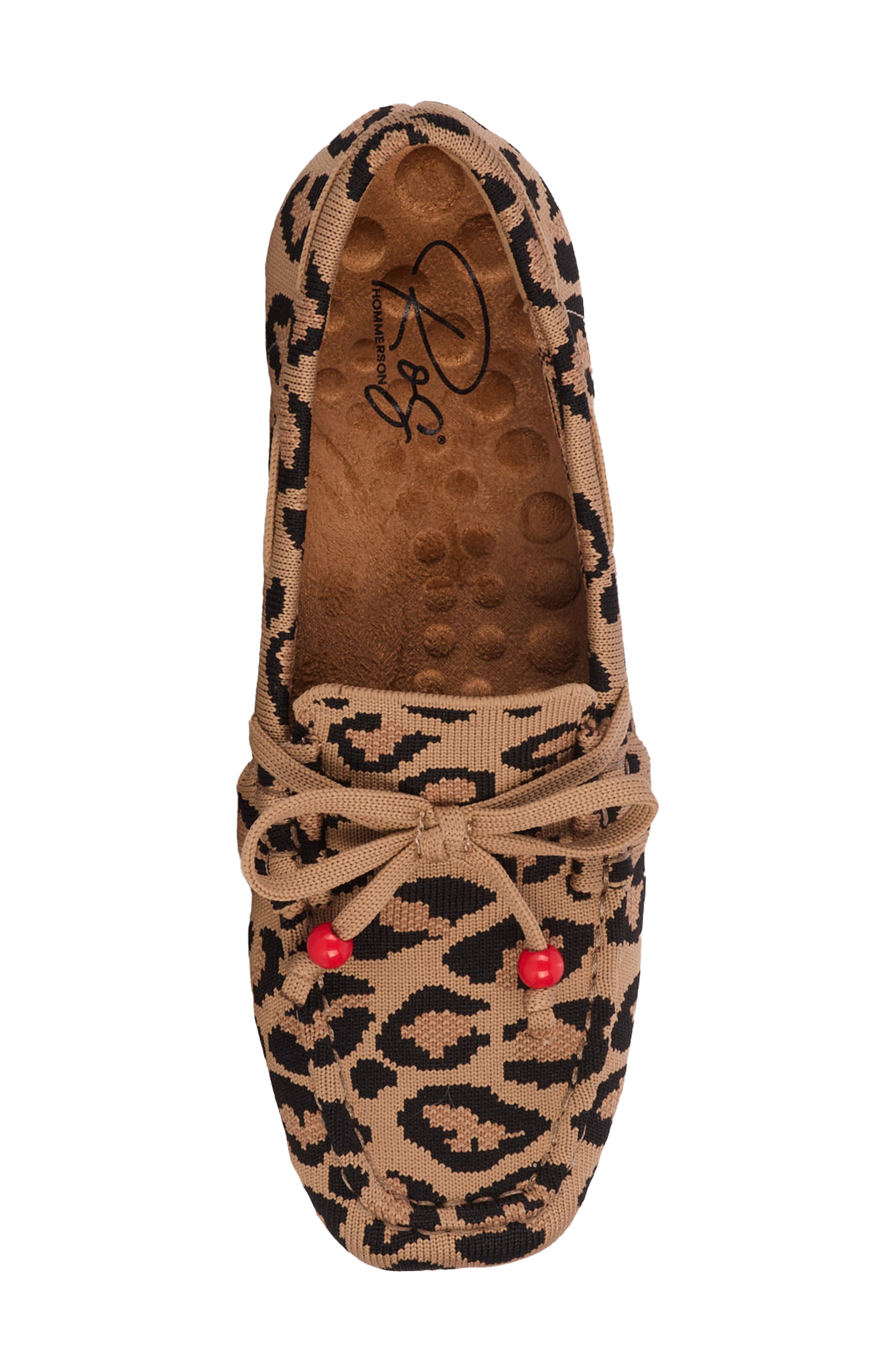 Neve Knit Loafer, Alternate, color, LEOPARD PRINT KNIT
