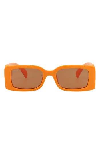 Gucci 54mm Rectangle Sunglasses In Multi