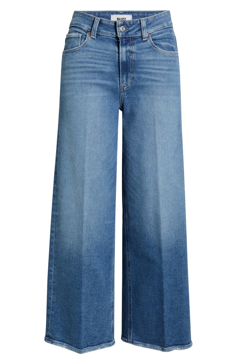 PAIGE Sasha High Waist Ankle Wide Leg Jeans, Alternate, color, Buckingham