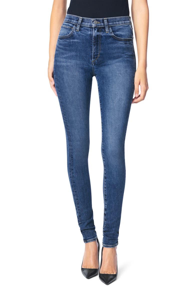 Twiggy High Waist Long Skinny Jeans, Main, color, PERSUASION