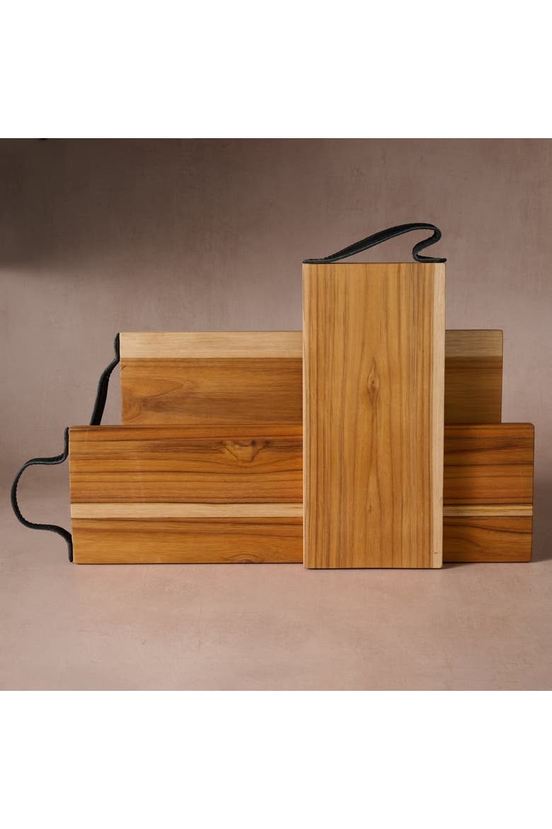 Fiesta Teak Cutting Board, Alternate, color, Natural