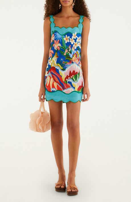Garden of Life Linen Minidress