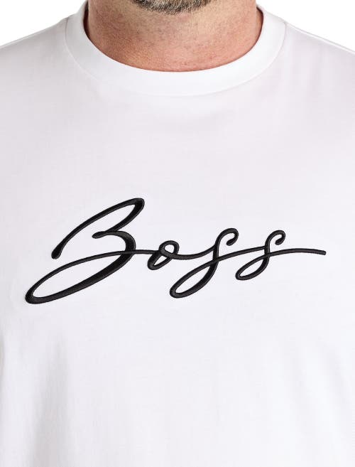 Hugo Boss Boss Big & Tall Thompson Script T-shirt