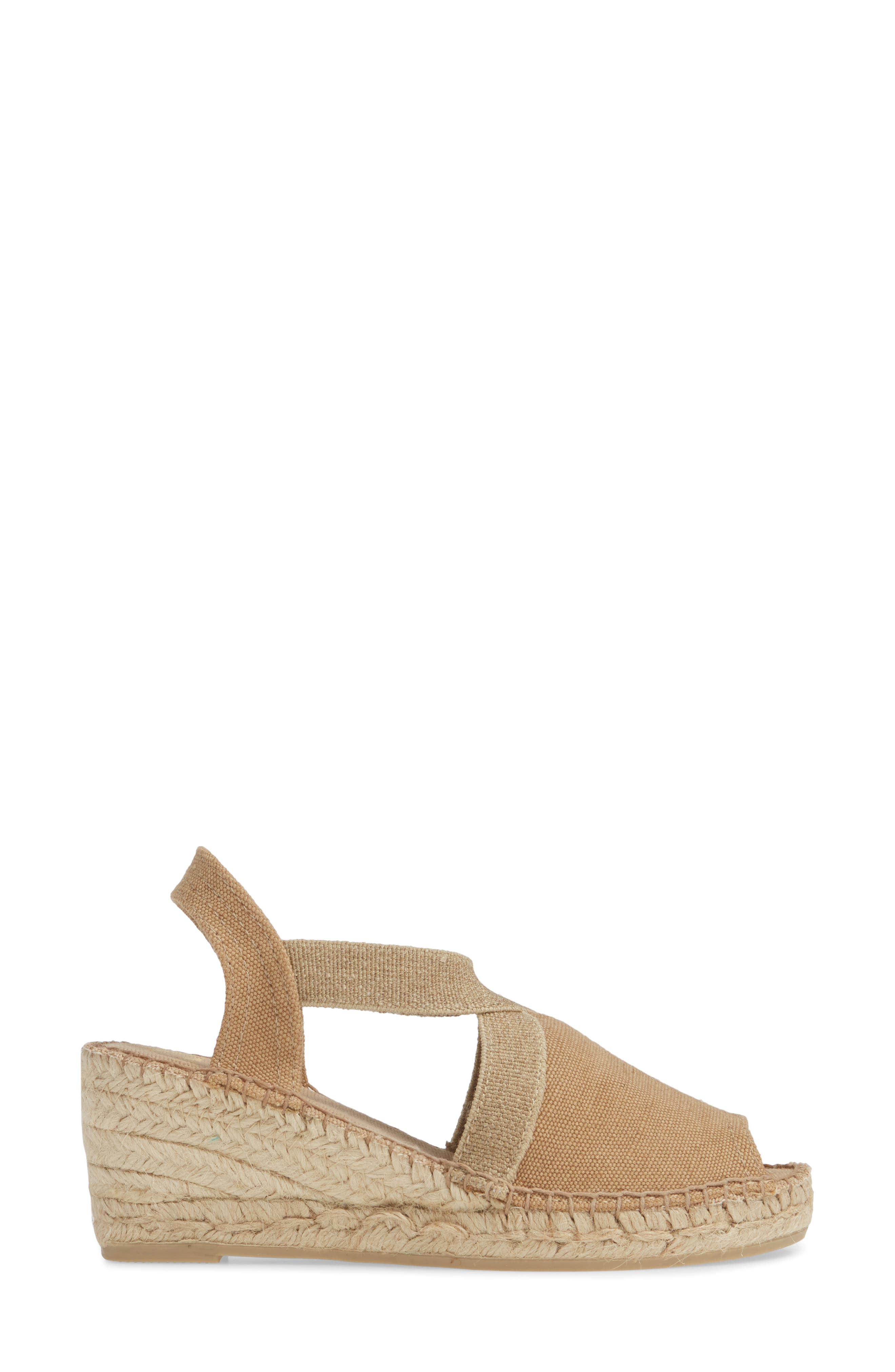 Breda Sandal, Alternate, color, TOBACCO FABRIC
