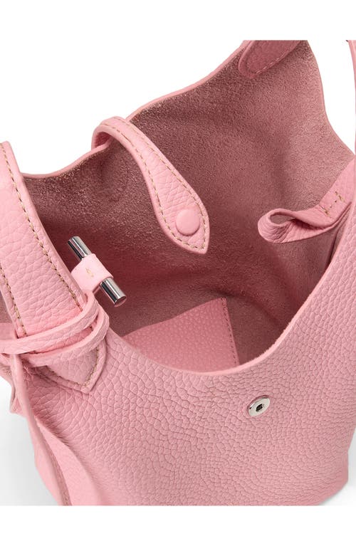 Polo Ralph Lauren Shiny Drum Leather Tote In Pink