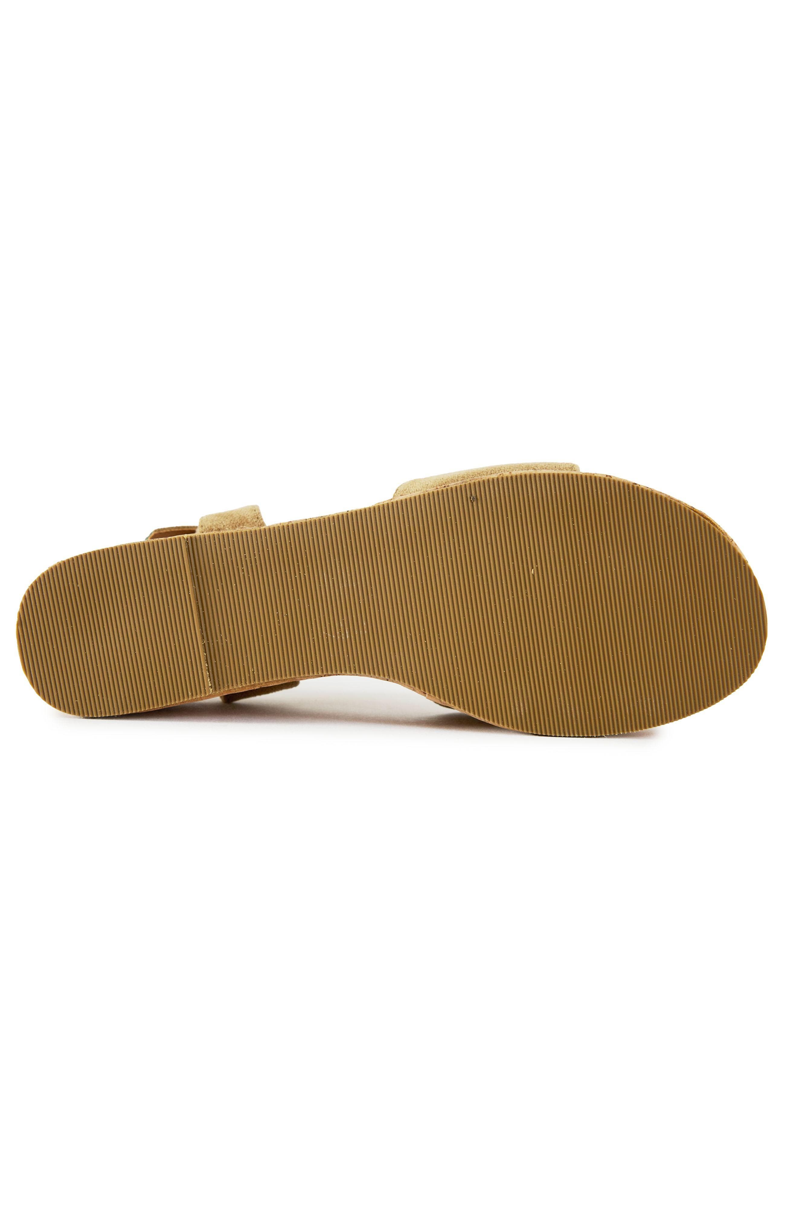 V.gan Womens Gotu Wedge Cork Sandals, Alternate, color, Natural