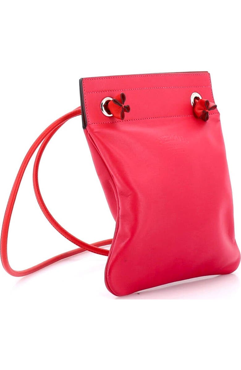 Pre-Owned Hermes Aline Bag Milo Lambskin and Swift Mini, Alternate, color, Rose Mexico