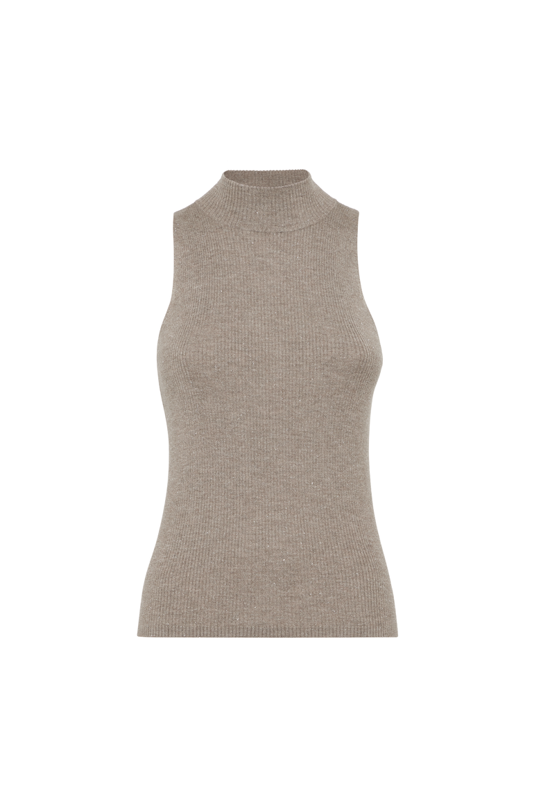 Knit top, Main, color, Light Brown