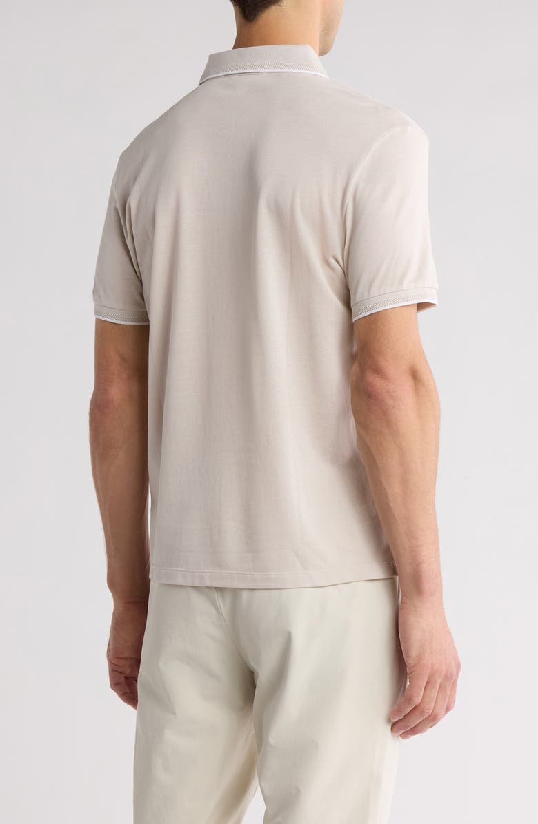 Calvin Klein Tipped Cotton Piqué Polo, Alternate, color,