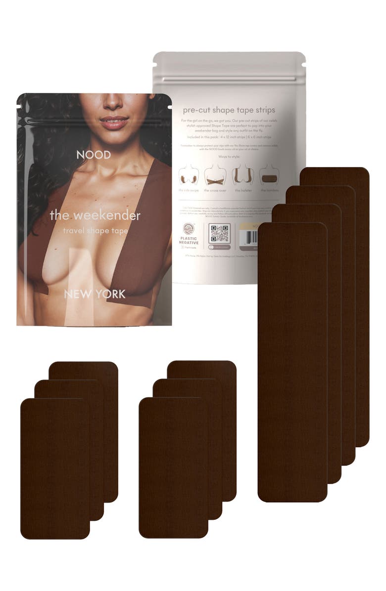 NOOD Shape Tape Pre-Cut Breast Tape, Main, color, No. 9 Coffee