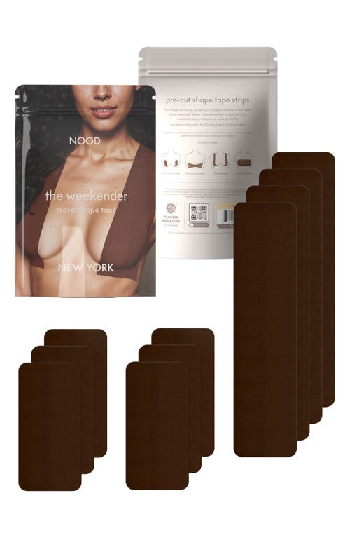NOOD Shape Tape Pre-Cut Breast Tape in No. 9 Coffee 