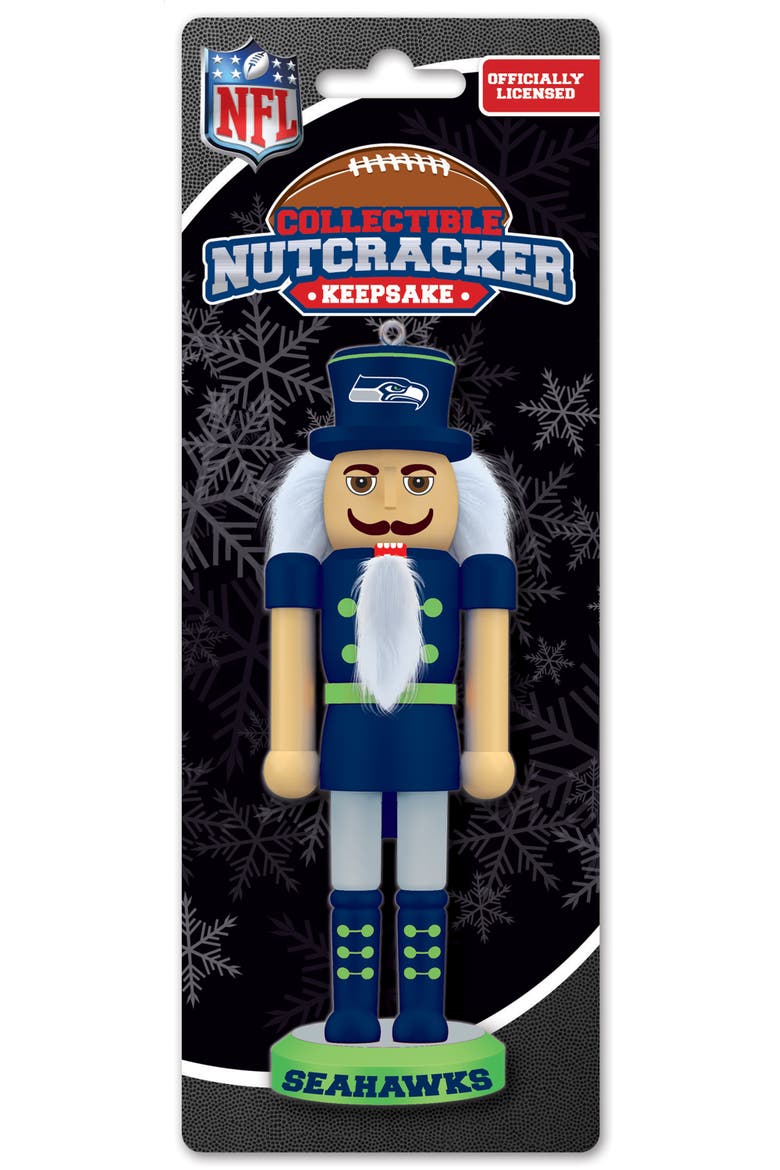 Seattle Seahawks Keepsake Nutcracker, Alternate, color, Multicolor