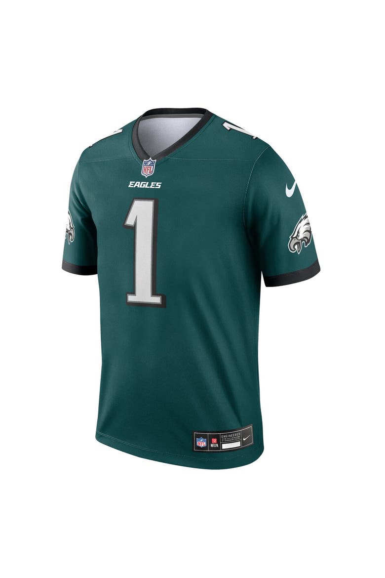 Men's Nike Jalen Hurts Green Philadelphia Eagles Team Legend Player Performance Top, Alternate, color, Green