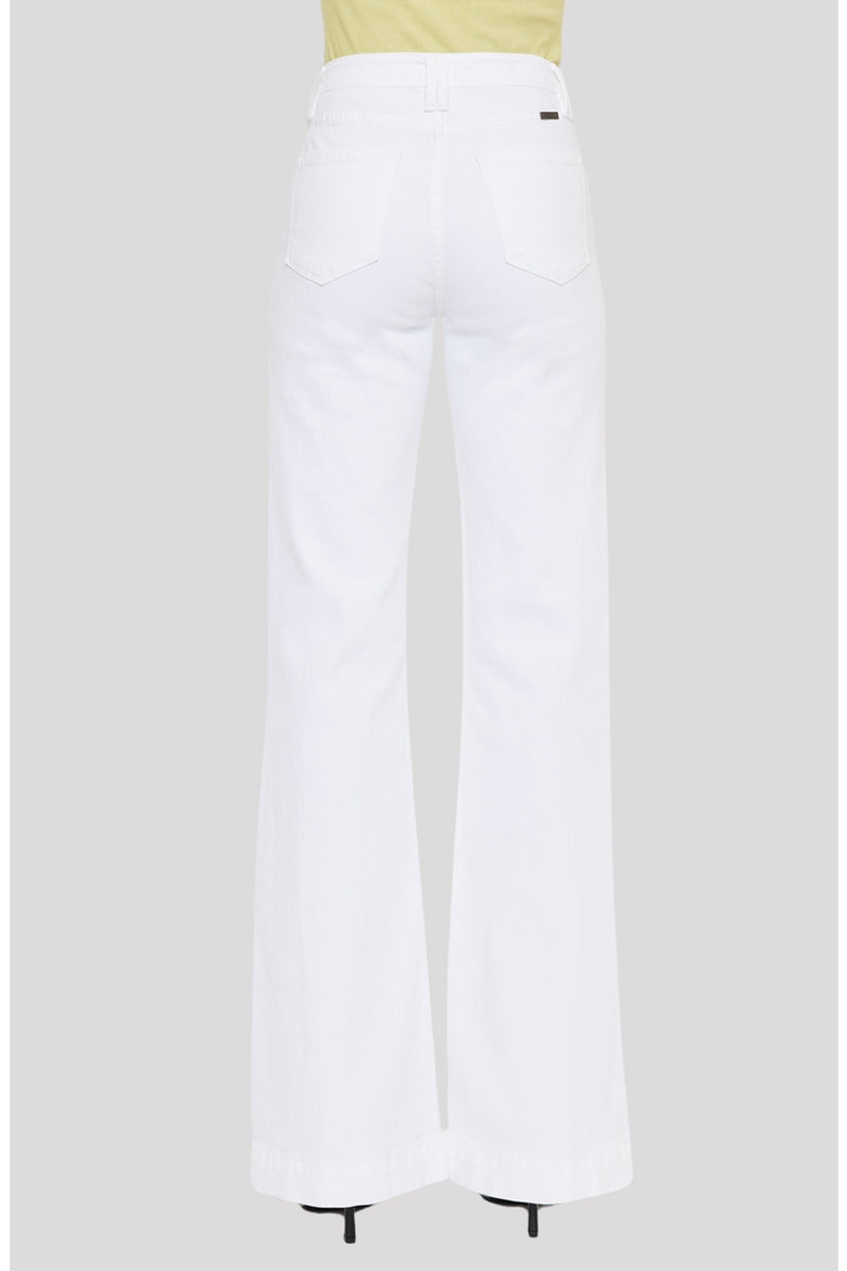 Sumayyah High Rise Holly Flare Jeans, Alternate, color, White