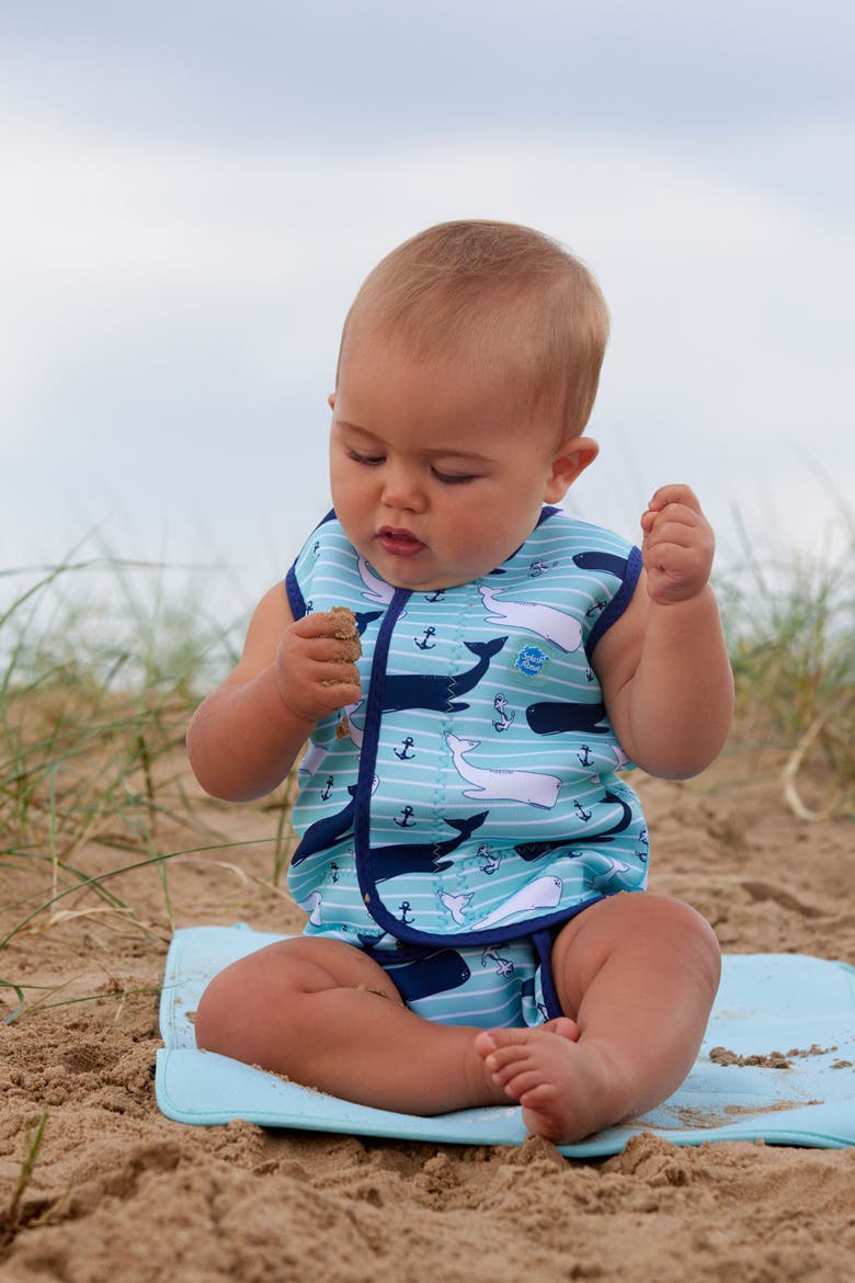 Baby Wrap Neoprene Wetsuit, Alternate, color, Vintage Moby