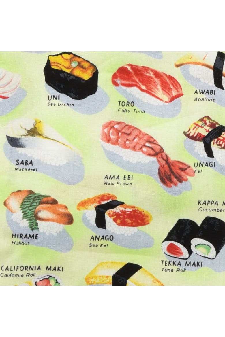 Sushi Poplin Pajama Pants, Alternate, color, Sushi Wasabi